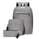 3 in 1 Laptop Backpack Light Weight Large Capacity Nylon For 15 inch Notebook Laptop Tablet