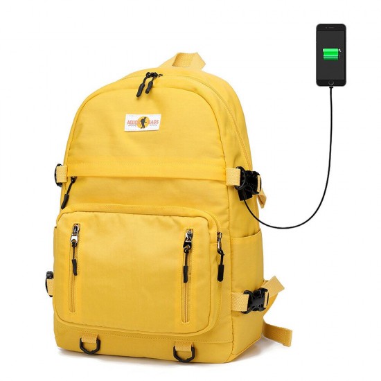 18-inch Backpacks Laptop Bag USB Charging Women Female School Bag Travel Bagpack for Teenagers Girls 5013