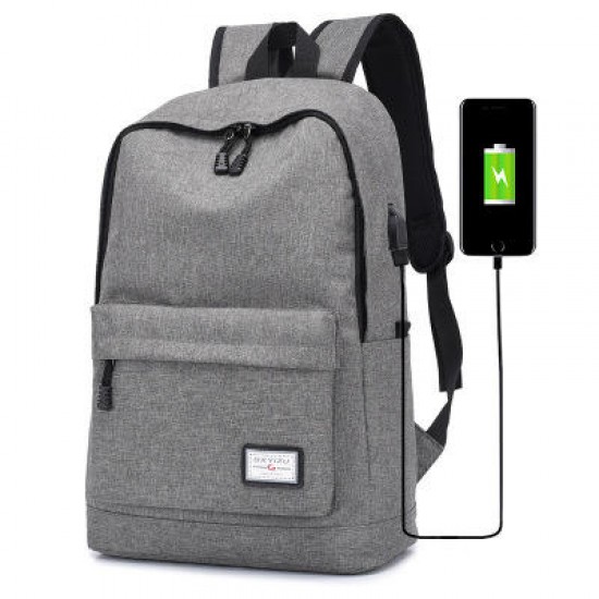 College Wind Backpack USB Charging Outdoor Travel Laptop Bag