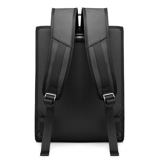 Backpack Laptop Bag Shoulder Bag 180° Opening and Closing Men Business Travel Storage Bag for 15.6 inch Notebook BG-7252