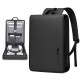 Backpack Laptop Bag Shoulder Bag 180° Opening and Closing Men Business Travel Storage Bag for 15.6 inch Notebook BG-7252