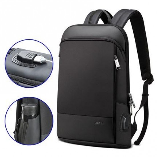 15.6 Inch Laptop Backpack with USB Charging Port Slim Office Work Backpack Business Bag Unisex Ultralight Backpack Thin 15.6 Inch Laptop Backpack with USB Charging Port Slim Office Work Backpack Business Bag Unisex Ultralight Backpack Thin