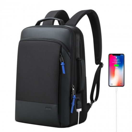 USB Charging Backpack 15.6 inch Large Capacity Waterproof Fashion Business Men Laptop Bag USB Charging Backpack 15.6 inch Large Capacity Waterproof Fashion Business Men Laptop Bag