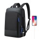 USB Charging Backpack 15.6 inch Large Capacity Waterproof Fashion Business Men Laptop Bag