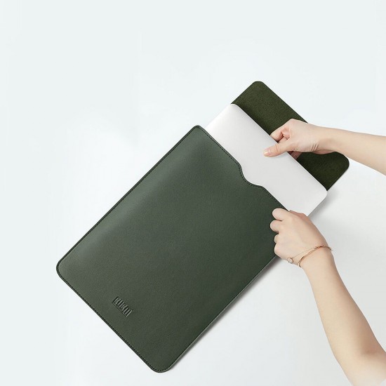 13.3 inch Laptop Bag PU Leather Notebook Sleeve Bag Multifunctional Waterproof Simple Casual Case 13.3 inch Laptop Bag PU Leather Notebook Sleeve Bag Multifunctional Waterproof Simple Casual Case