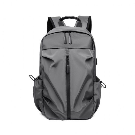 Backpack Laptop Bag Shoulder Bag with USB Charging Men Large Capacity Travel Storage Bag for 14 inch Computer