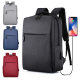 Business Backpack Laptop Bag Classic Backpacks 17L with USB Charging Students Men Women Schoolbags For 15-inch Laptop