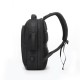 Business Backpack Laptop Computer Bag Schoolbag Shoulders Storage Bag Waterproof with USB Headset Interface