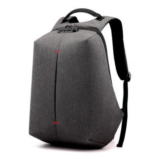 USB Chargering Password Backpack 20-35L Large Capacity Outdoor Waterproof Men Business Laptop Bag