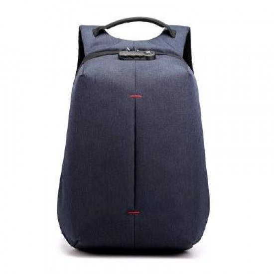 USB Chargering Password Backpack 20-35L Large Capacity Outdoor Waterproof Men Business Laptop Bag