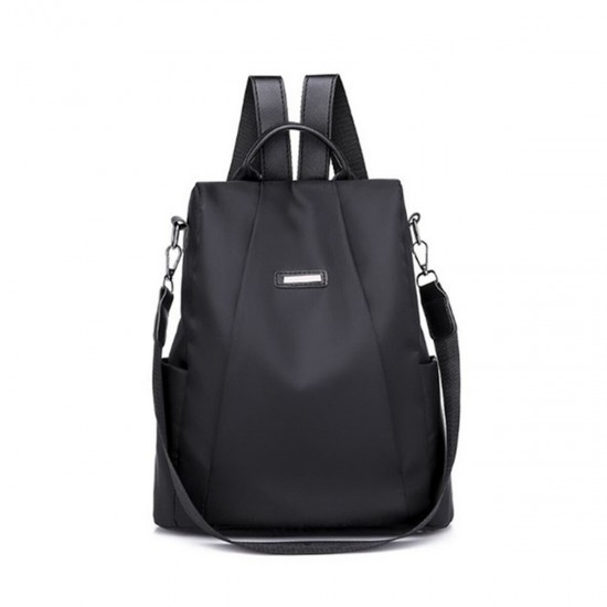 Casual Style Backpack Large Capacity Simple Fashion Women Travel Laptop Bag