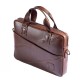 Cowhide Business Briefcase Laptop Bag Handbag Men's Shoulders Storage Bag Crossbody Bag for 15inch Notebook