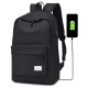 USB Charging Backpack Laptop Bag Youth Fashional College Schoolag Outdoor Travel Handbag