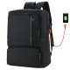 Laptop Bag Business Men's Backpack with USB Charging Travel Shoulders Bag for 15.6 inch Notebook