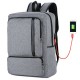 Laptop Bag Business Men's Backpack with USB Charging Travel Shoulders Bag for 15.6 inch Notebook