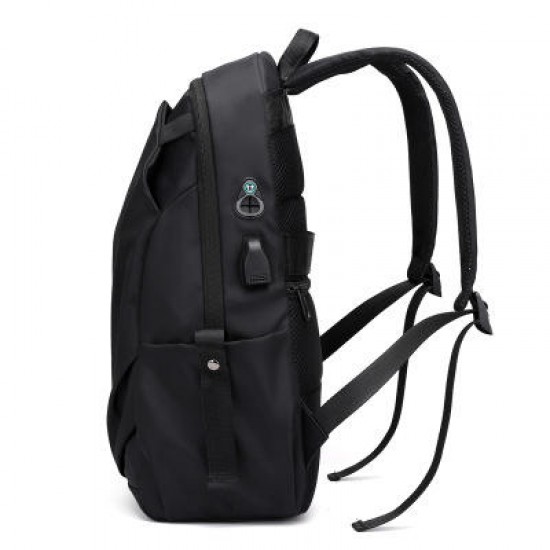 Business Laptop Bag Multifunctional Waterproof Simple Casual USB Charging Backpack