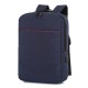 Laptop Bag Backpack Pure Color Business Casual Backpack USB Charging Travel Shoulders Bag