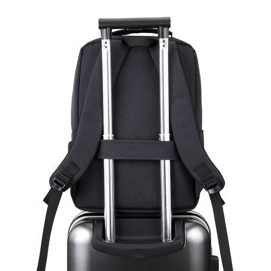 Laptop Bag Backpack Pure Color Business Casual Backpack USB Charging Travel Shoulders Bag Laptop Bag Backpack Pure Color Business Casual Backpack USB Charging Travel Shoulders Bag