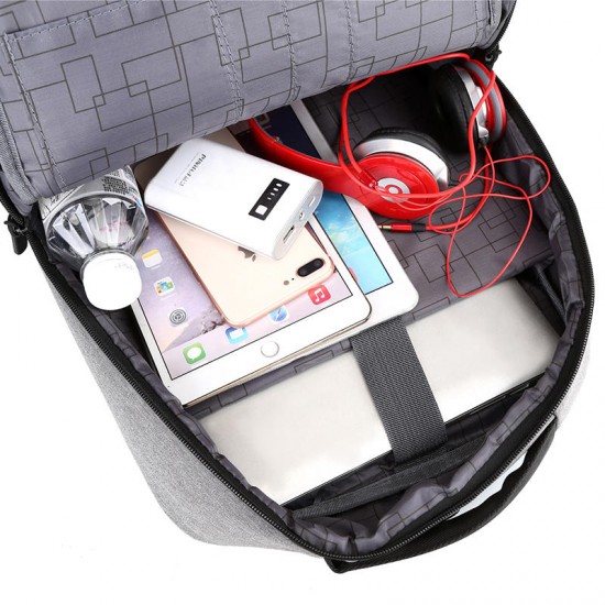 17 inch Laptop Bag with USB Charging Waterproof School Backpack Unisex 17 inch Laptop Bag with USB Charging Waterproof School Backpack Unisex