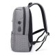 Grid Backpack Laptop Computer Bag Schoolbag Shoulders Storage Bag USB Charging with Headphone Jack for 15.6 inch Notebook Grid Backpack Laptop Computer Bag Schoolbag Shoulders Storage Bag USB Charging with Headphone Jack for 15.6 inch Notebook
