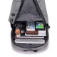 Grid Backpack Laptop Computer Bag Schoolbag Shoulders Storage Bag USB Charging with Headphone Jack for 15.6 inch Notebook Grid Backpack Laptop Computer Bag Schoolbag Shoulders Storage Bag USB Charging with Headphone Jack for 15.6 inch Notebook