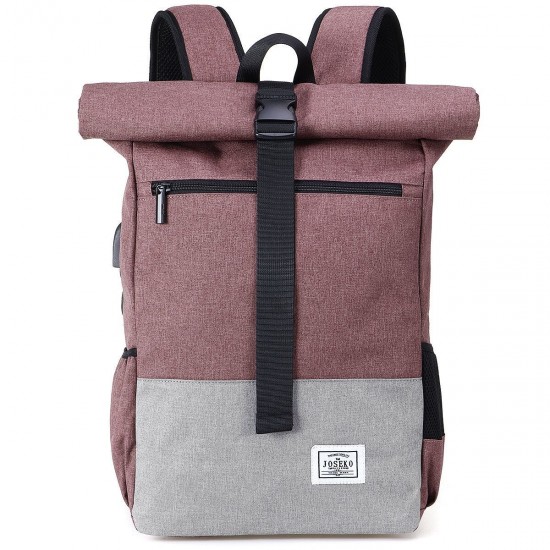 Laptop Backpack Men & Women Roll Top Waterproof Hiking Backpack Schoolbag with Laptop Compartment 20 L to 30 L for School University Business Travel Laptop Backpack Men & Women Roll Top Waterproof Hiking Backpack Schoolbag with Laptop Compartment 20 L to 30 L for School University Business Travel