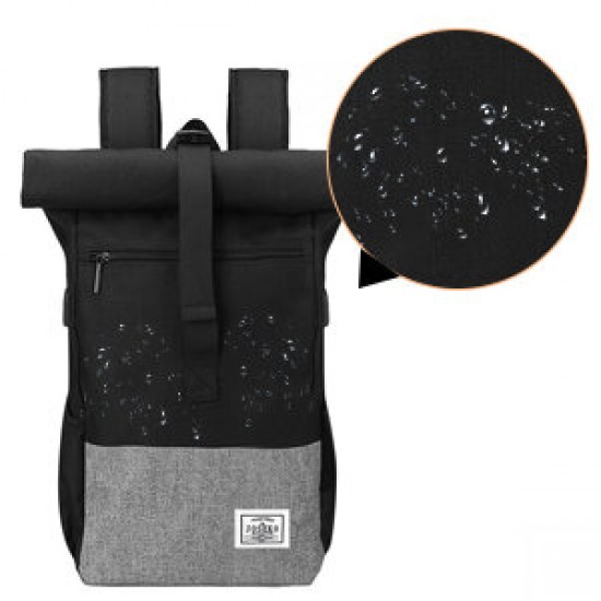 Laptop Backpack Men & Women Roll Top Waterproof Hiking Backpack Schoolbag with Laptop Compartment 20 L to 30 L for School University Business Travel Laptop Backpack Men & Women Roll Top Waterproof Hiking Backpack Schoolbag with Laptop Compartment 20 L to 30 L for School University Business Travel