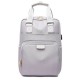 Laptop Bag Canvas Backpack Handbag Campus Scholbag Multi Functional For Female