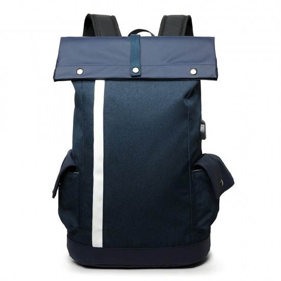 Laptop Bag Multifunction Backpack with USB Charging Port School Bag Travel Bag Nylon Water Resistant Casual Daypack