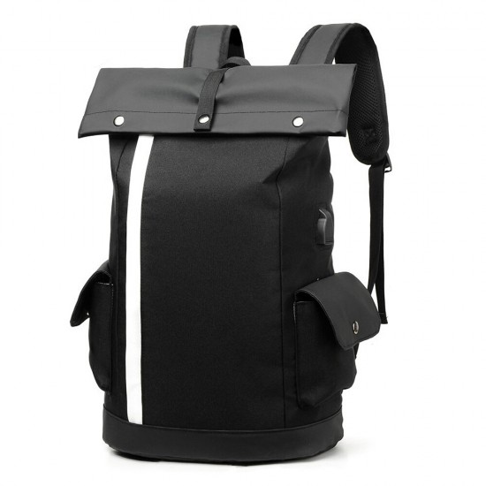 Laptop Bag Multifunction Backpack with USB Charging Port School Bag Travel Bag Nylon Water Resistant Casual Daypack