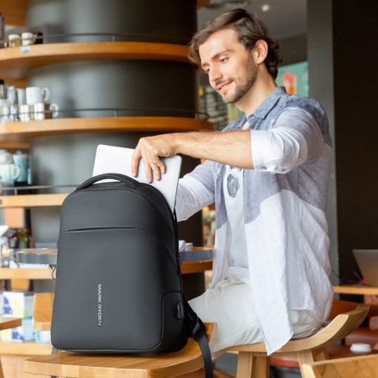 15.6 inch Laptop Bag Waterproof Backpack Business Anti-theft USB Charging Travel Backpack with Raincoat MR9068 15.6 inch Laptop Bag Waterproof Backpack Business Anti-theft USB Charging Travel Backpack with Raincoat MR9068