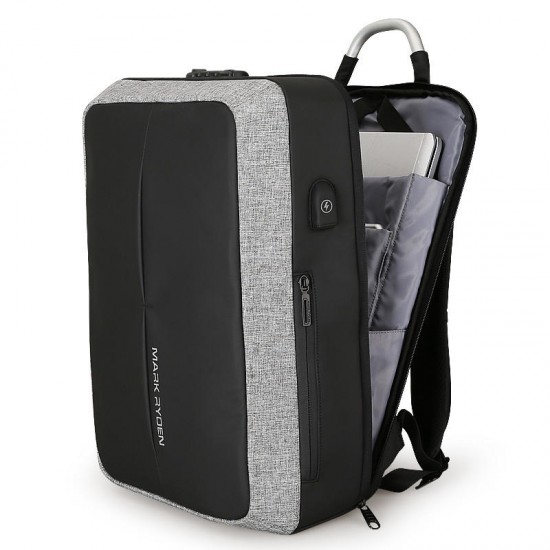 MR6832 Multifunction New Anti-theft 15.6 inch USB Charging Men Laptop Backpack No Key TSA Lock Men Business Fashion Backpack T