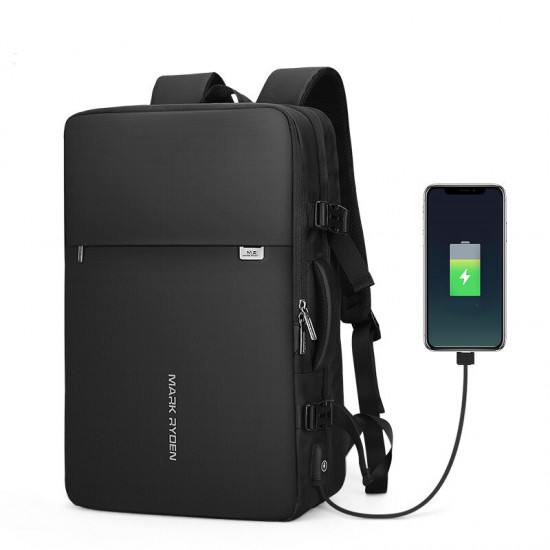 MR8057 Expandable Anti-theft Backpack Fit 17 inch Men's Business Backpack Waterproof Large Capacity Travel Laptop Bag MR8057 Expandable Anti-theft Backpack Fit 17 inch Men's Business Backpack Waterproof Large Capacity Travel Laptop Bag