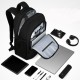 MR9191 MultifunctionUSB Charging 15.6 inch Laptop Backpack Two-layer Large Capacity Student Bag