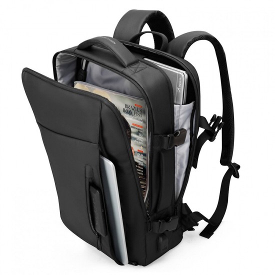 17 inch Laptop Backpack Raincoat Male Bag USB Recharging Multi-layer Anti-thief Travel Backpack MR9299