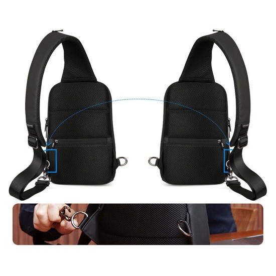 Anti Theft Sling Bag Backpack Chest Bag Waterproof Shoulder Crossbody Shoulder Bag Lightweight Casual Daypack