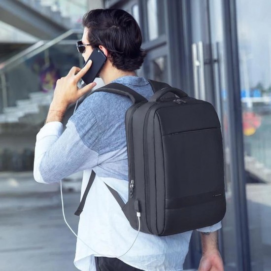 Anti-thief USB Backpack 15.6 inch Laptop Bag for Men Multi-layer School Bag Male Travel Anti-thief USB Backpack 15.6 inch Laptop Bag for Men Multi-layer School Bag Male Travel