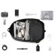 Folding Backpack 14 Inch Nylon Backpack Lightweight Bag Level 4 Water Repllent 150g Weight YKK Zip Bags For Mens Women Travel CampingLaptop Folding Backpack 14 Inch Nylon Backpack Lightweight Bag Level 4 Water Repllent 150g Weight YKK Zip Bags For Mens Women Travel CampingLaptop
