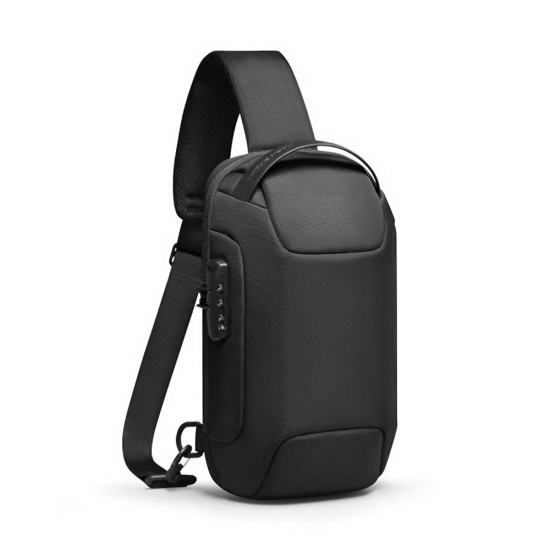 MR7116 Anti-theft Chest Bag Crossbody Bag Business Bag USB Charging Men Handbag Travel Storage Bag