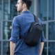 MR7116 Anti-theft Chest Bag Crossbody Bag Business Bag USB Charging Men Handbag Travel Storage Bag