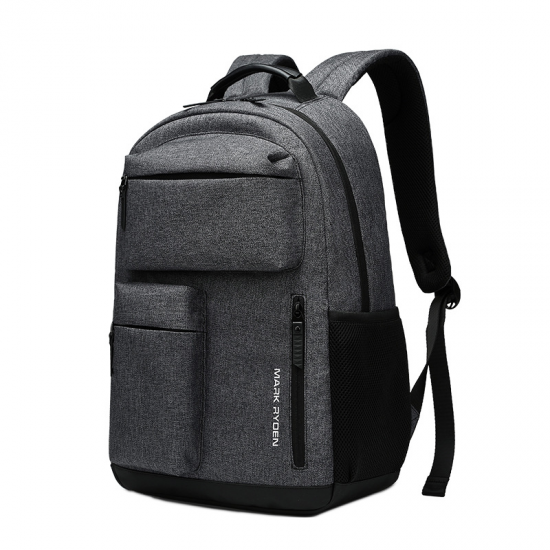 MR9188 15.6 Inch Laptop Backpack USB Charging Single layer Laptop Bag Mens Shoulder Bag Business Casual Travel Backpack