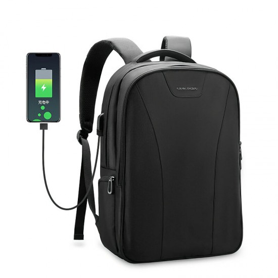 MR950815.6 inch Laptop Backpack Water Resistant With USB Charging Travel Bag School Bag