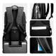 Men Laptop Bag Backpack Large Capacity Waterproof Schoolbag with USB Charging Male Anti-thief Bag 15.6 Notebook