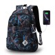 USB Backpack Student Water Repellen Nylon Backpack Men Material Escolar Quality Brand 17 inch Laptop Bag School Backpack