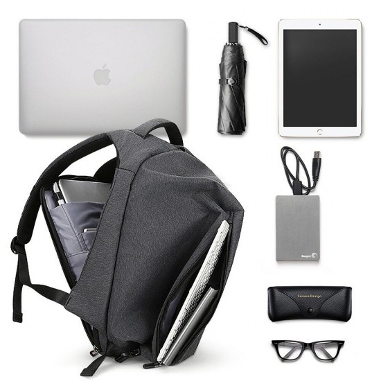 Backpack Laptop Bag with USB Charging Waterproof Casual School Bag For Teenagers Travel Multipurpose