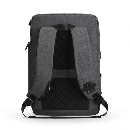 MS035 Laptop Backpack Waterproof Laptop Bag Large Capacity Travel Bagpacks Men's Shoulder Bag Students School Bag for 15.6-inch Laptops