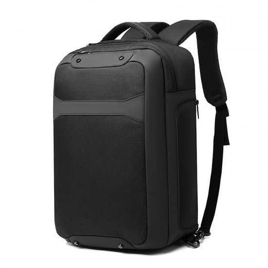 9307 Business Backpack Laptop Bag Single Shoulders Portable Storage Bag with USB Waterproof Anti-theft Men Schoolbag Student