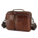 One Shoulder Laptop Bag Portable Outdoor Large Capacity Zipper Horizontal Briefcase Business People Storage Supplies