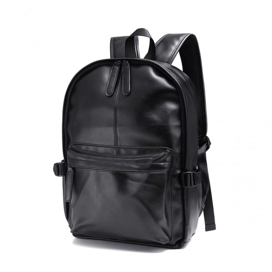 PU Leather Backpack Laptop Bag Shoulders Storage Bag Men's Vintage Schoolbag Student Satchel Rucksack for 15.6inch Notebook PU Leather Backpack Laptop Bag Shoulders Storage Bag Men's Vintage Schoolbag Student Satchel Rucksack for 15.6inch Notebook