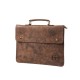 PU Leather Business Briefcase Laptop Bag Retro Handbag Men's Ultrathin File Bag Shoulder Bag Crossbody Bag for 12 inch Notebook